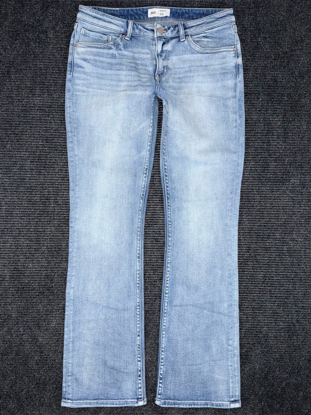 Buckle BKE Stella Slim Fit Low Rise Bootcut Stretch Jean 32x34.5 X-LONG ABK7508X